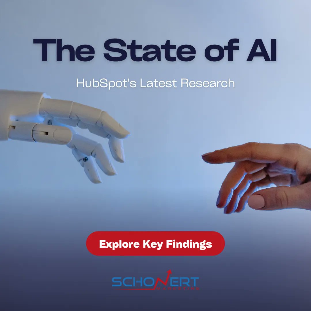 JoshSchonert's tweet photo. Check out the findings from #HubSpot's survey of 1,350 professionals across business departments to learn more about feelings on #AI, how it's already used, and what it means for the future. https://t.co/78ql8WU8bB... https://t.co/qjcV0zm7zX