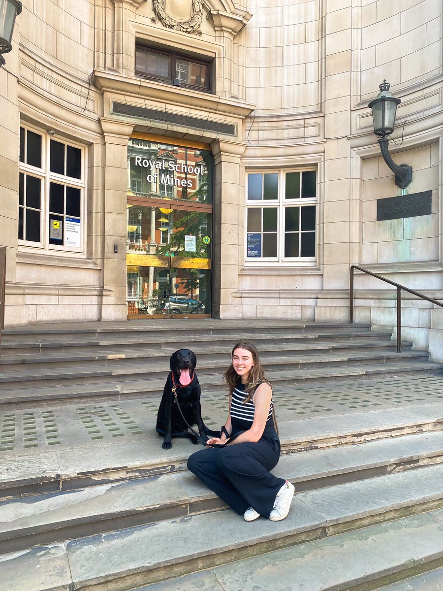 HarrietLDawson_'s tweet image. A last minute dash into London this afternoon, with the pup in tow 🐾

The newest @ESEImperial Lab paw-fessional? 😬

#phdlife #petsatwork