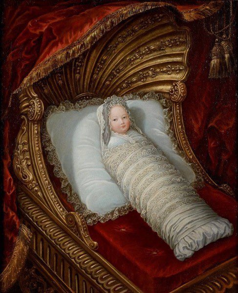 I love you, paintings of early modern swaddled babies