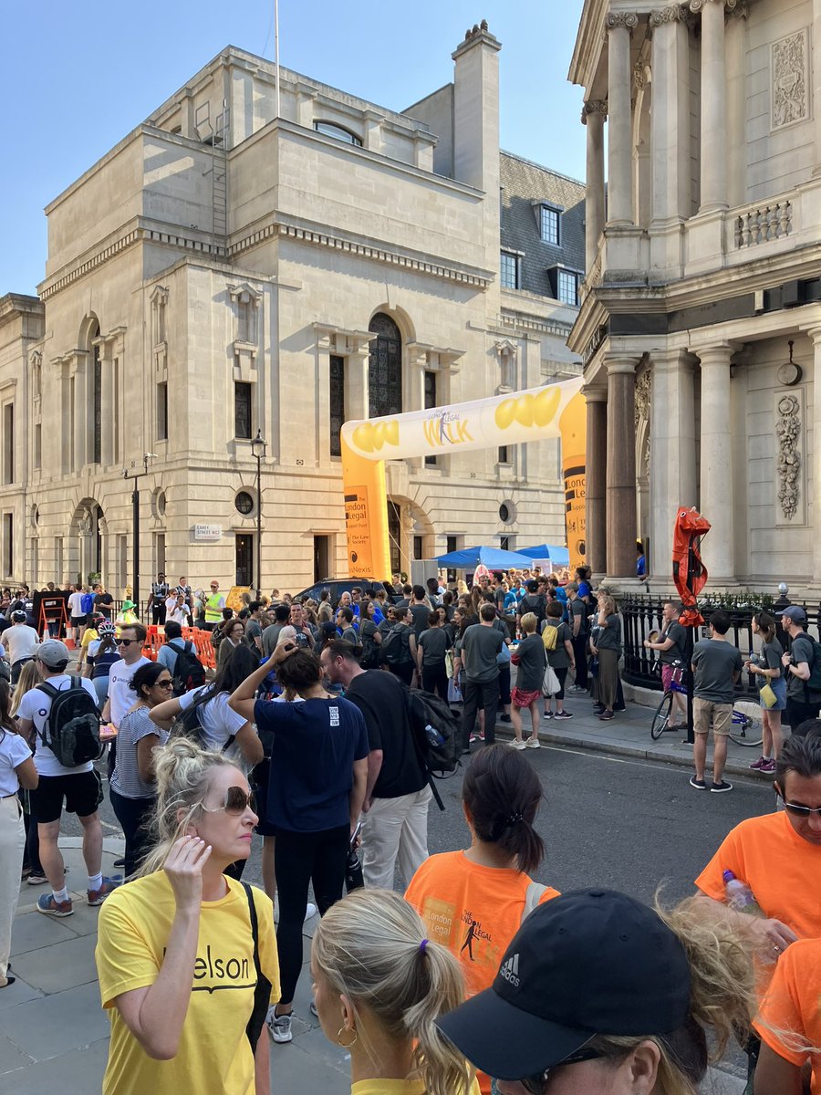All set for the #londonlegalwalk!