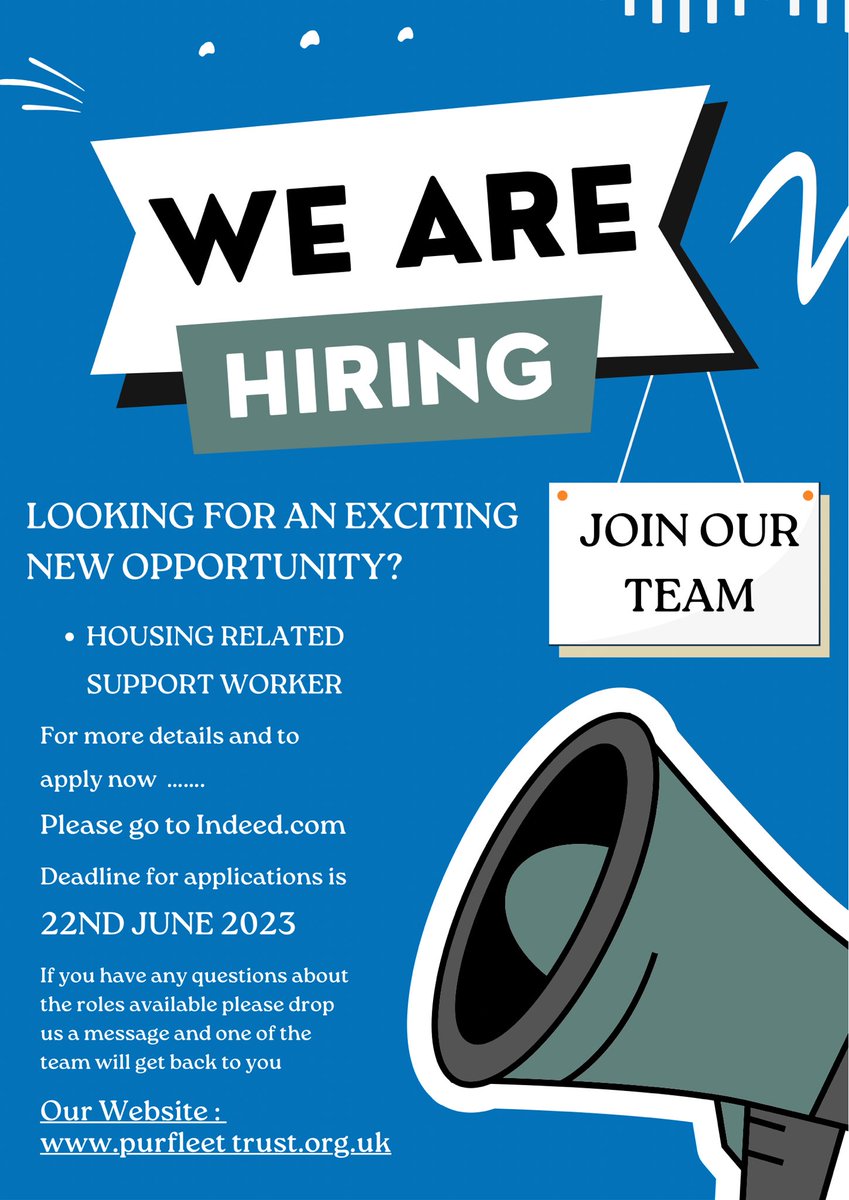 Looking for a new opportunity? We have an exciting new position available. You can apply on Indeed now or drop us a message if you would like to know more - uk.indeed.com/viewjob?jk=695… #jobsearch #kingslynn #charityjobs