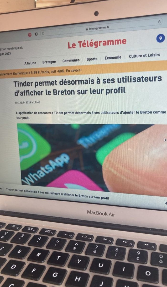 Evit ar re a blij dezhe paotreta pe merc'heta pe a glask ar garantez en linenn ! 😉
#tinder