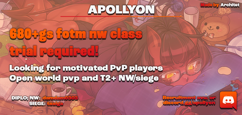 archltet's tweet image. I made a guild intro for my guild in BDO

I do not own background picture; Made by;
@meru_nyaa