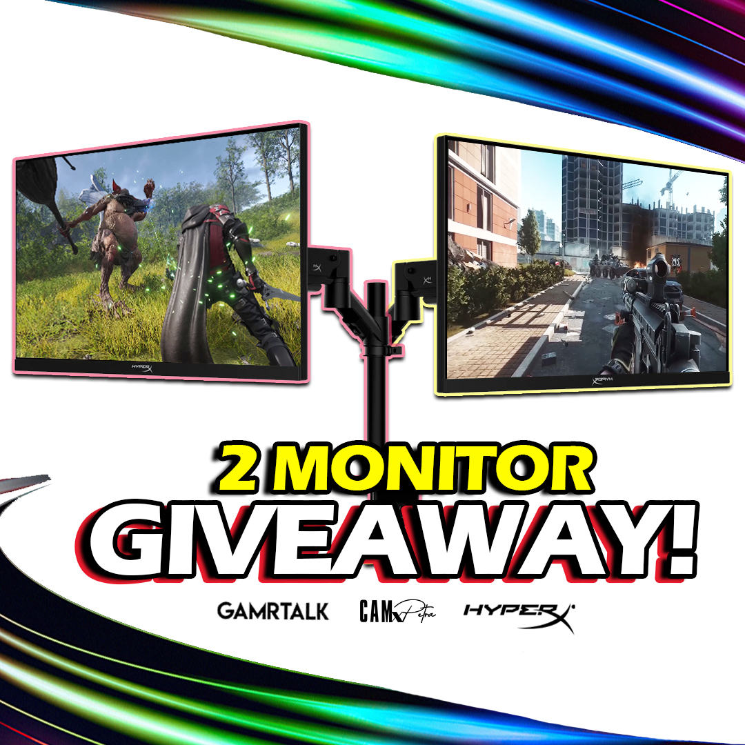 ALMOST OVER:🔥 Want a free gaming monitor?

1️⃣ All you have to do is follow @LastOfCam, <a href="/HyperX/">HyperX</a>, <a href="/gamrtalk/">GamrTalk®</a>
2️⃣ Tag a friend / RT

2 winners receive a 25in, 240Hz Gaming Monitor from HyperX! Ends June 16th