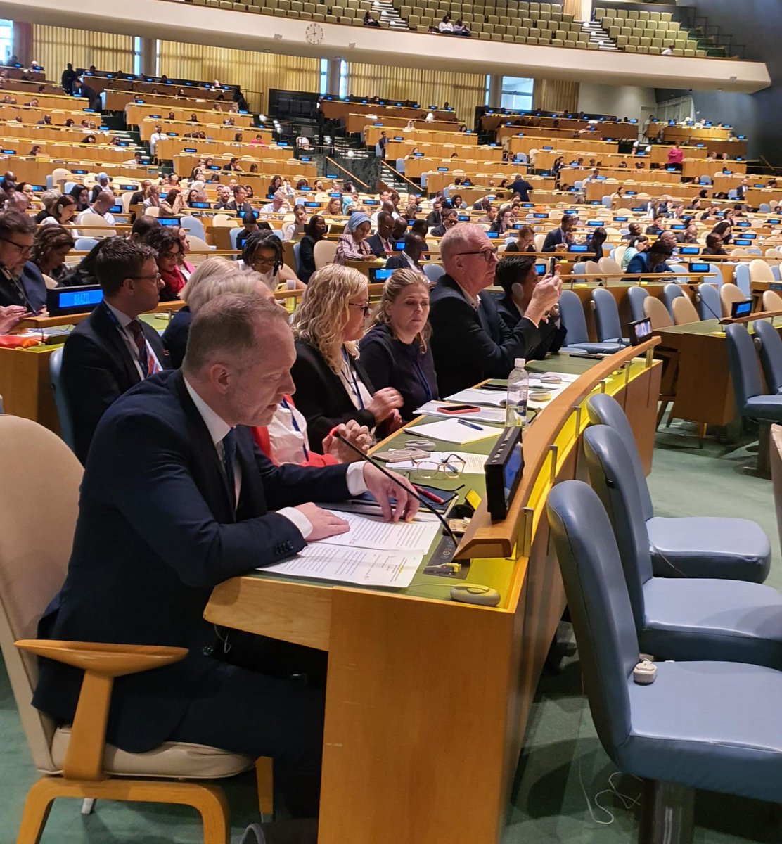 Sexual and reproductive health is a critical component of #CRPD. The topic is discussed at COSP for the first time. Joint statement by 66 countries underlines importance of SRH for persons with disabilities, especially women & girls, and the need to implement it fully. #COSP16