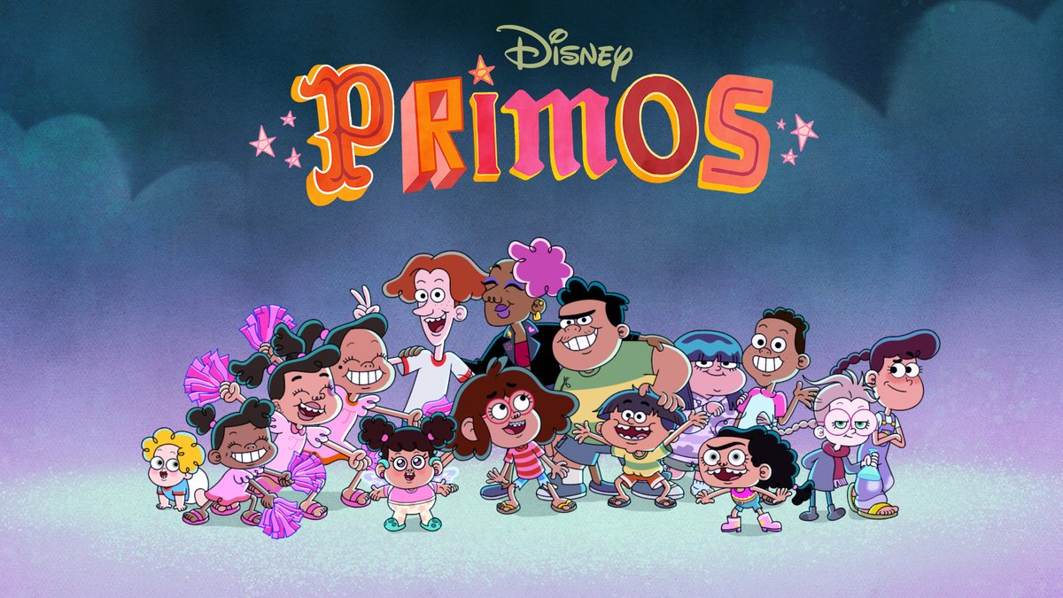 The #DisneyPrimos family is growing ✨ Myrna Velasco, @melissavcomedy, Nellie Humphrey, @xomichelleo, Bibi Ramirez-Humphrey, and @jimconroy17 join the cast of this original animated comedy series #comingsoon. #Disney100 #AnnecyFestival