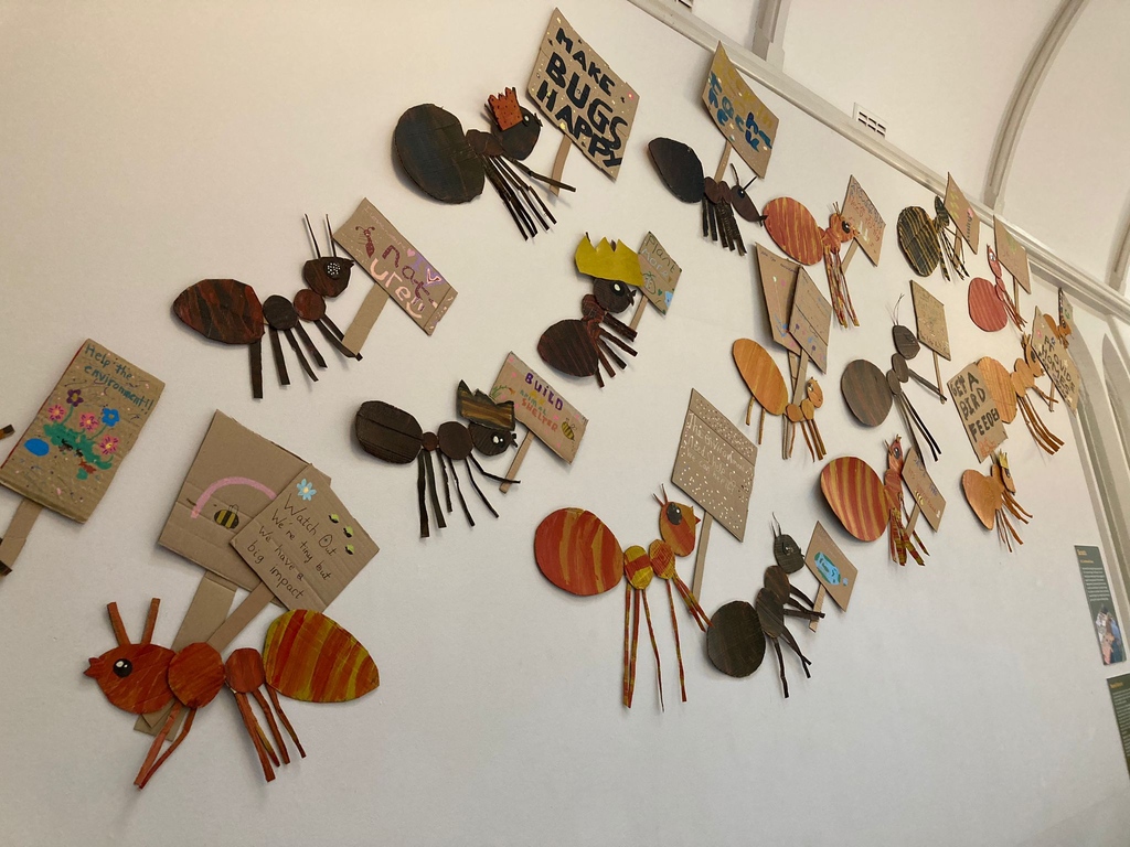 RAMMuseum's tweet photo. Minibeasts and marching ants and crawling beetles, oh my! ๐
Come to our cafรฉ from 13 June to have a look at the glorious art produced by children and young people who are bringing the RAMMโs insect collections to life.
https://t.co/LI1alGVErI
#projectbuzz #exetermuseum https://t.co/F0kLaW7CMh
