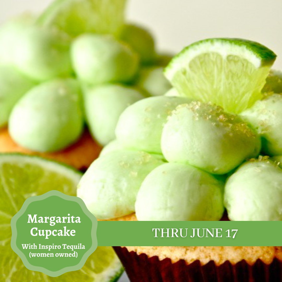 Sugar Bliss (@sugarblisscakes) on Twitter photo Our Margarita Cupcake with <a href="/inspirotequila/">Inspiro Tequila</a> is BACK this week! Stop by Sugar Bliss this week until June 17th! 💚#chicagobakery #sugarblissfix #bakery #smallbusiness #womanowned #chicagoeats #colorfuldessert #chieats #eaterchicago  #cupcake #cupcakes #margarita #margaritacupcake Our Margarita Cupcake with <a href="/inspirotequila/">Inspiro Tequila</a> is BACK this week! Stop by Sugar Bliss this week until June 17th! 💚#chicagobakery #sugarblissfix #bakery #smallbusiness #womanowned #chicagoeats #colorfuldessert #chieats #eaterchicago  #cupcake #cupcakes #margarita #margaritacupcake