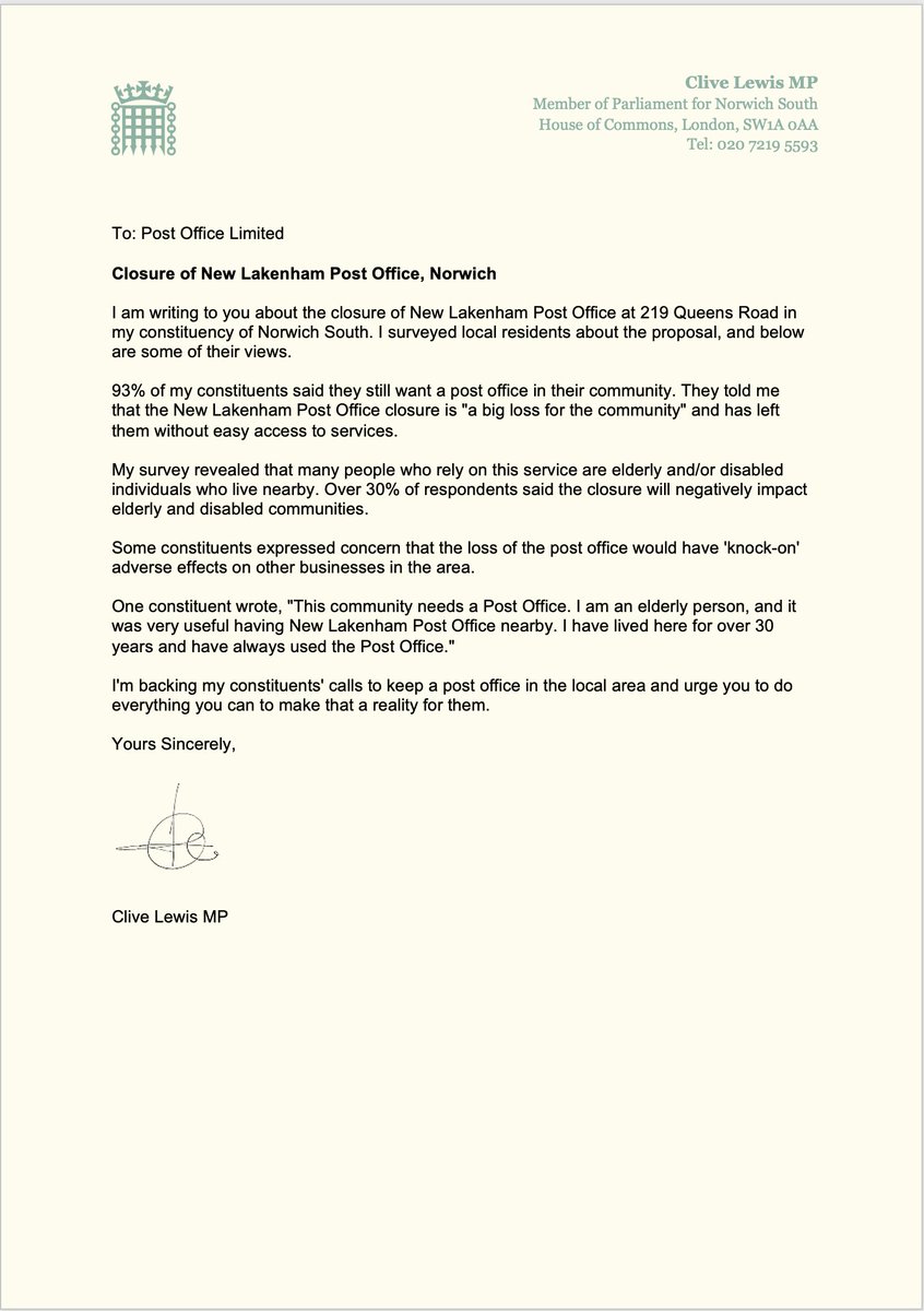 Clive Lewis MP tweet media