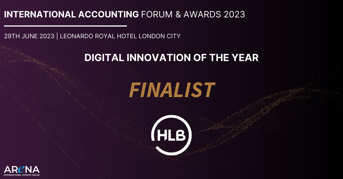 ¡HLB también ha sido preseleccionado para el premio 'Innovación digital del año' en los International Accountancy Awards 2023!  Los ganadores se anunciarán el 29 de junio de 2023. Explora más categorías de premios aquí: buff.ly/3IICNyJ
 
#togetherwemakeithappen #IAFA