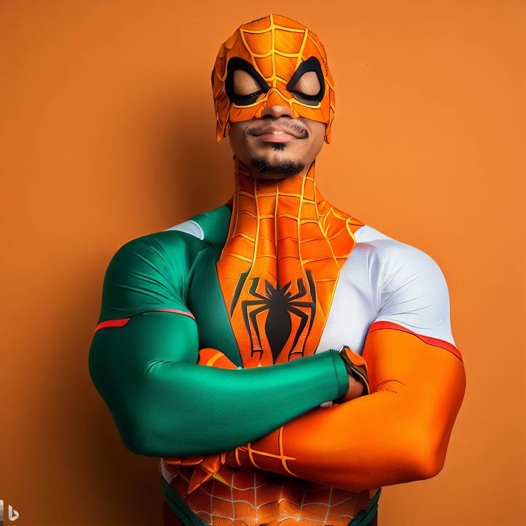 RightlyDigital's tweet photo. I used #AI to create this. Apparently this is how #SpiderManIndia would look 😂 https://t.co/Drnkk1GCtg