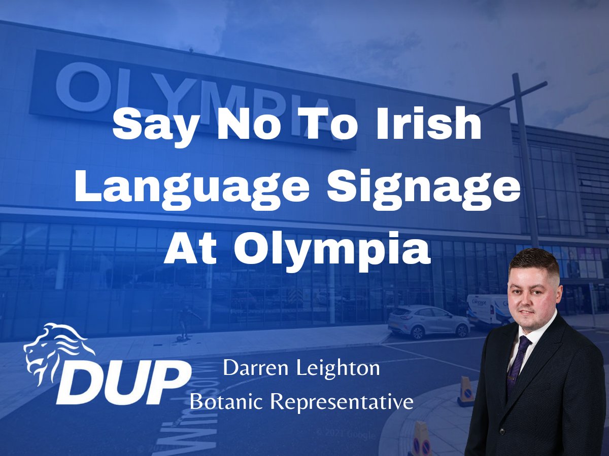 Hospitals closing 🔥

Doctor surgeries closing 🔥

Waiting times quadrupled 🔥

DUP - stopping bilingual signage is vital ✅