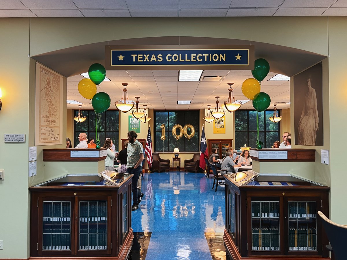 Baylor Libraries tweet media