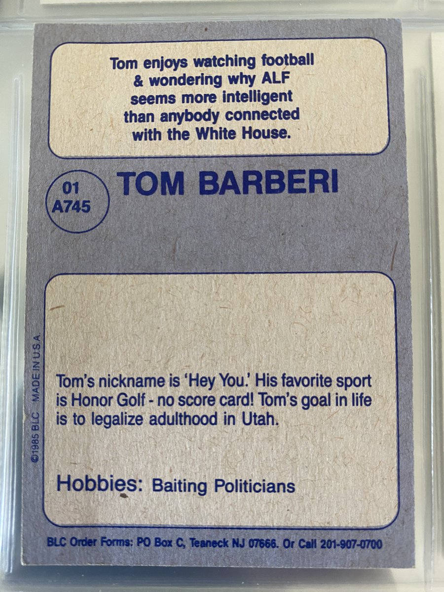 jbgojazz's tweet photo. @RadiofromHell @RFHGina  Found this in an old sports card album, wondering if you’ve seen it before or if you want it? https://t.co/PragSR3FAd