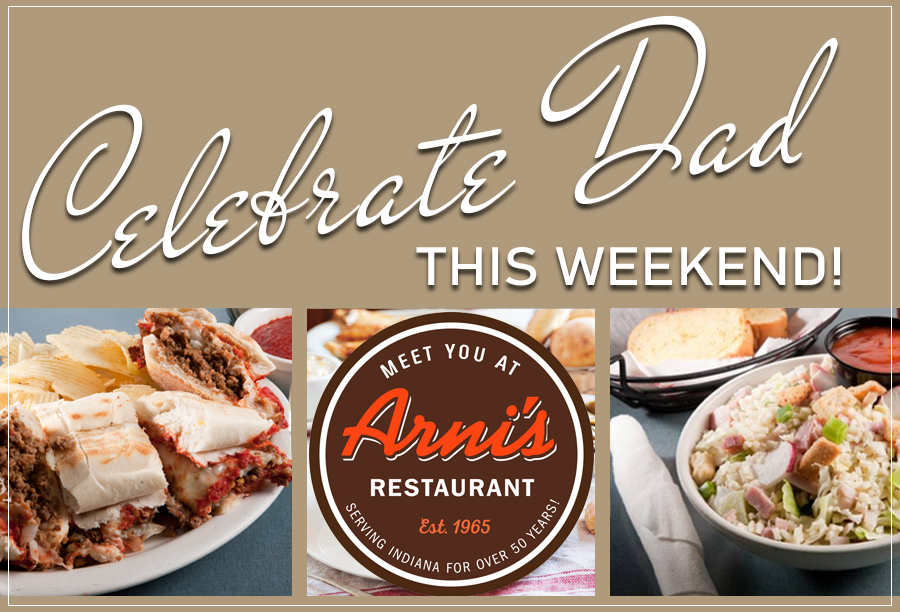 Join us Sunday June 18th and CELEBRATE DAD this Father's Day! Make your reservation today! #MeetYouAtArnis