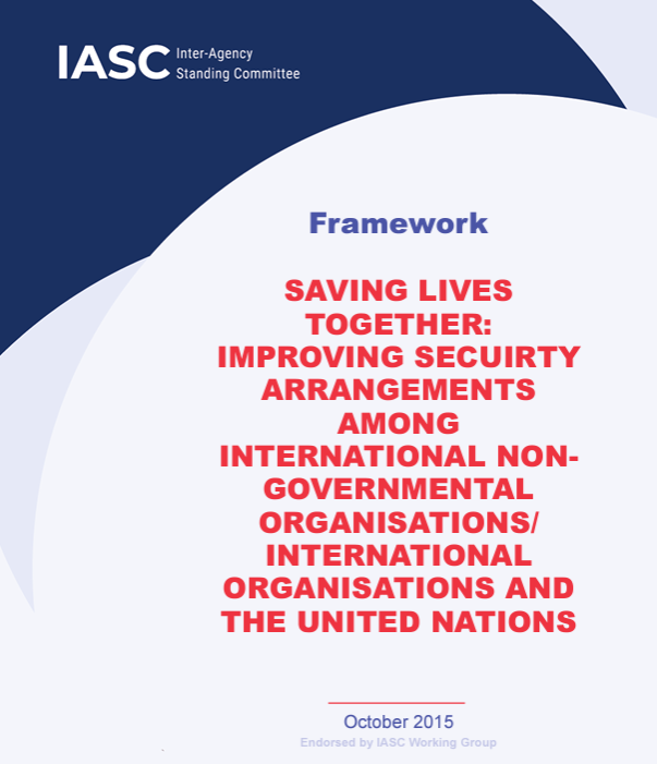 💡 Did you know?
 
#IASC #tools & #guidance aimed at supporting #humanitarian #operations w/technical advice.
 
#IASC Key Operational Guidance - Saving Lives Together, recommendations aimed at enhancing security collaboration between #UNSMS #INGOs #IOs

👉lnkd.in/eWyHUf44