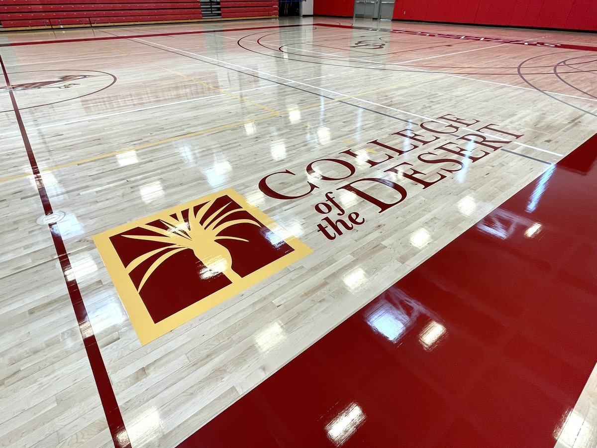 COD_Athletics's tweet photo. New Gym Floor to kickoff summer practices! 🤩 #lettheworkbegin https://t.co/AiLoo2ew2K