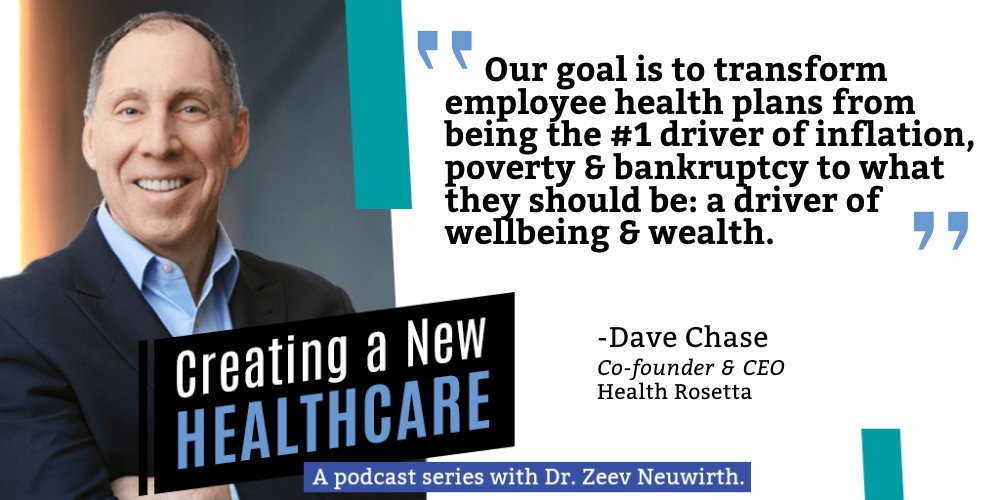 Tomorrow on Creating a New Healthcare: @chasedave of @HealthRosetta. Dave is an expert who always has valuable insights to share. Be sure to subscribe wherever you get #podcasts so you don't miss this or any future episodes! lnkd.in/ek6iAc8t