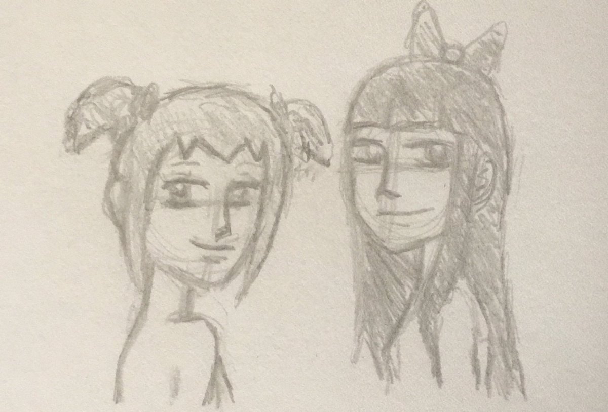 littlelady19881's tweet image. Here’s Pipimi and Popuko in the world of #onepiece #styleswap #doodles #popteamepic #myart #popuko #pipimi #bkub