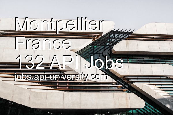 api_university's tweet image. 132 API jobs in Montpellier. #API #job #career #Montpellier Find the right job for you! jobs.api-university.com/?keyword=API&c…