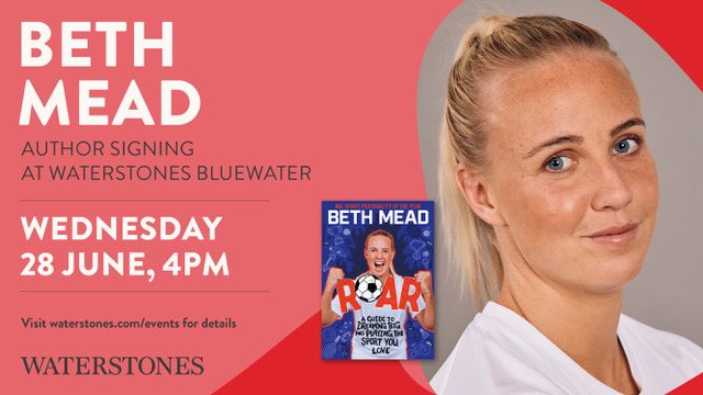 Great news! I'll be at Waterstones Bluewater next week to sign copies of my upcoming children's book, ROAR 🥳 I really can't wait to meet you all, so do pop along if you can! Book your tickets here: bit.ly/3NmuCdX