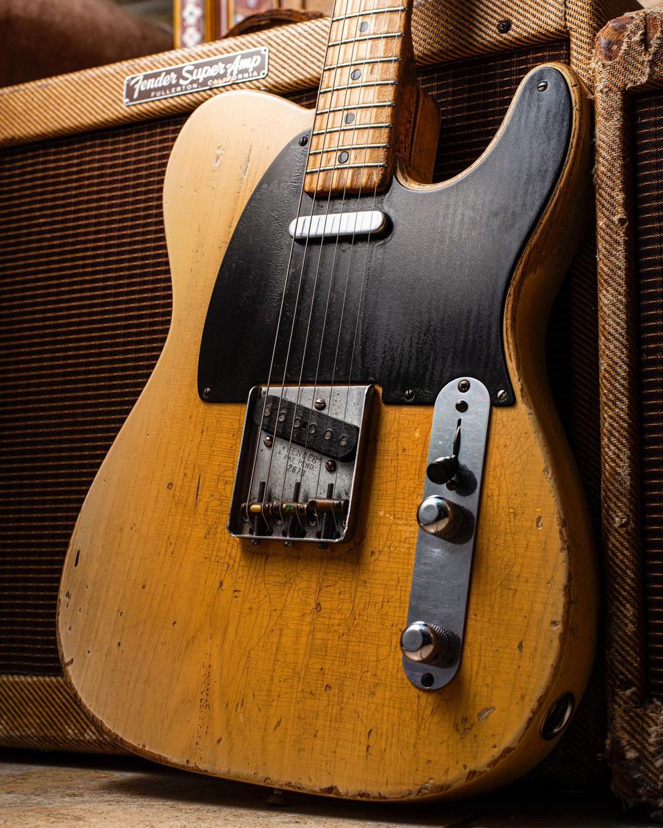 #TeleTuesday 1952 Blackguard Fender Telecaster #guitar #Fender #Telecaster