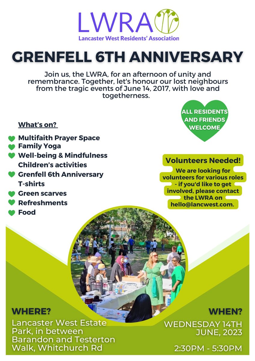 KamitanArts's tweet photo. As we commemorate Grenfell's 6th Yr Anniversary💚Join us for a Creative Healing "Sacred Space Circle" session on the theme of HOPE 14th June 4-5:30pm with Princess Emmanuelle @ @LancWEstate 🌷Poetry-Movement-Mindfulness by Grove-raised Creative Healing Facilitator #KamitanArts https://t.co/jGDTRWs3mQ