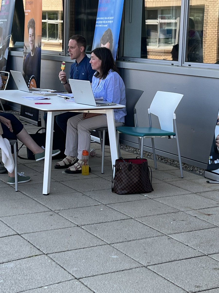 Jackie Galbraith (she/her) (@jackiegalbraith) on Twitter photo A big thanks to <a href="/CEBEWLC1/">Computing, Engineering and Built Enviroment</a> faculty director Diane for providing ice lollies to staff on a very warm evening at the <a href="/WestLoCollege/">West Lothian College</a> Open Day! Very welcome! A big thanks to <a href="/CEBEWLC1/">Computing, Engineering and Built Enviroment</a> faculty director Diane for providing ice lollies to staff on a very warm evening at the <a href="/WestLoCollege/">West Lothian College</a> Open Day! Very welcome!
