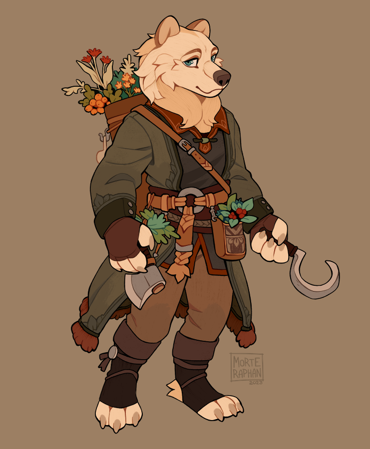 morteraphan's tweet photo. Design Commission for Arcas! 🌿 https://t.co/fthnUxPWqm