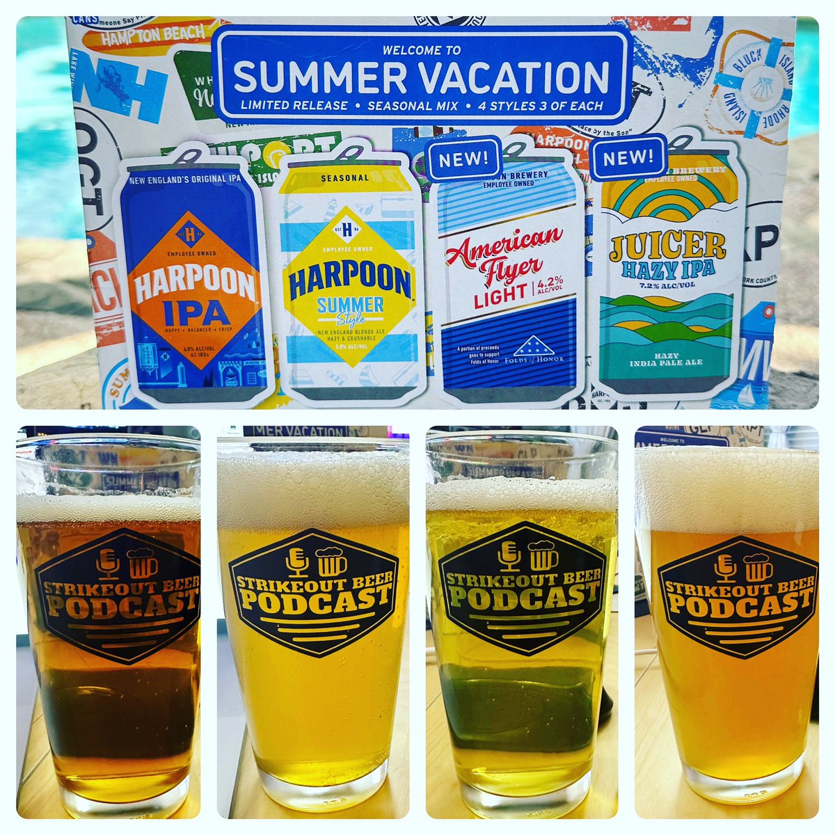 Got to knock back this variety pack by @harpoonbrewery last live show and it was a tasty! Cheers!

#beer #craftbeer #beerreviewer #beerstagram #beerpic #beerpics #beerpicture #beerpictures #beerpicoftheday #craftbeerlife #craftbeerlove #harpoonbrewery #strikeoutbeer