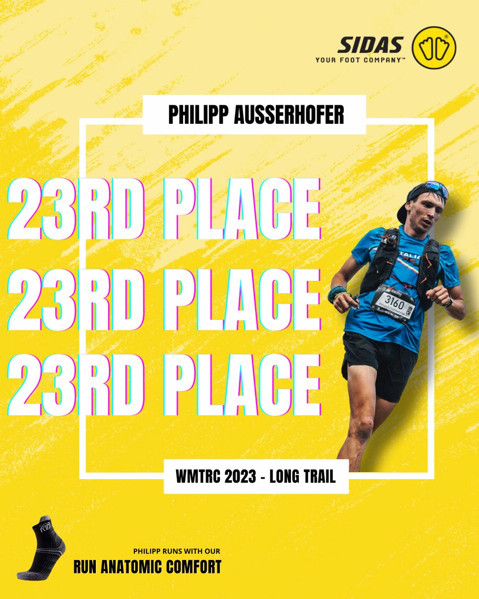 WMTRC 2023 / LONG TRAIL  🇦🇹

More than a race, ultra-trail is an adventure, made up of highs and lows💪

Thank you to our world team champions for this journey! 🔥 

#wtmrc2023 #innsbruck #ultratrail #ultrarunning #sidas #yourfootcompany