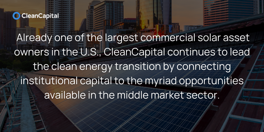 #ICYMI - We achieved two major milestones this month! Check out our full release here about our secured commitment of up to $500 million to fuel the #cleanenergytransition. cleancapital.com/resources/clea…