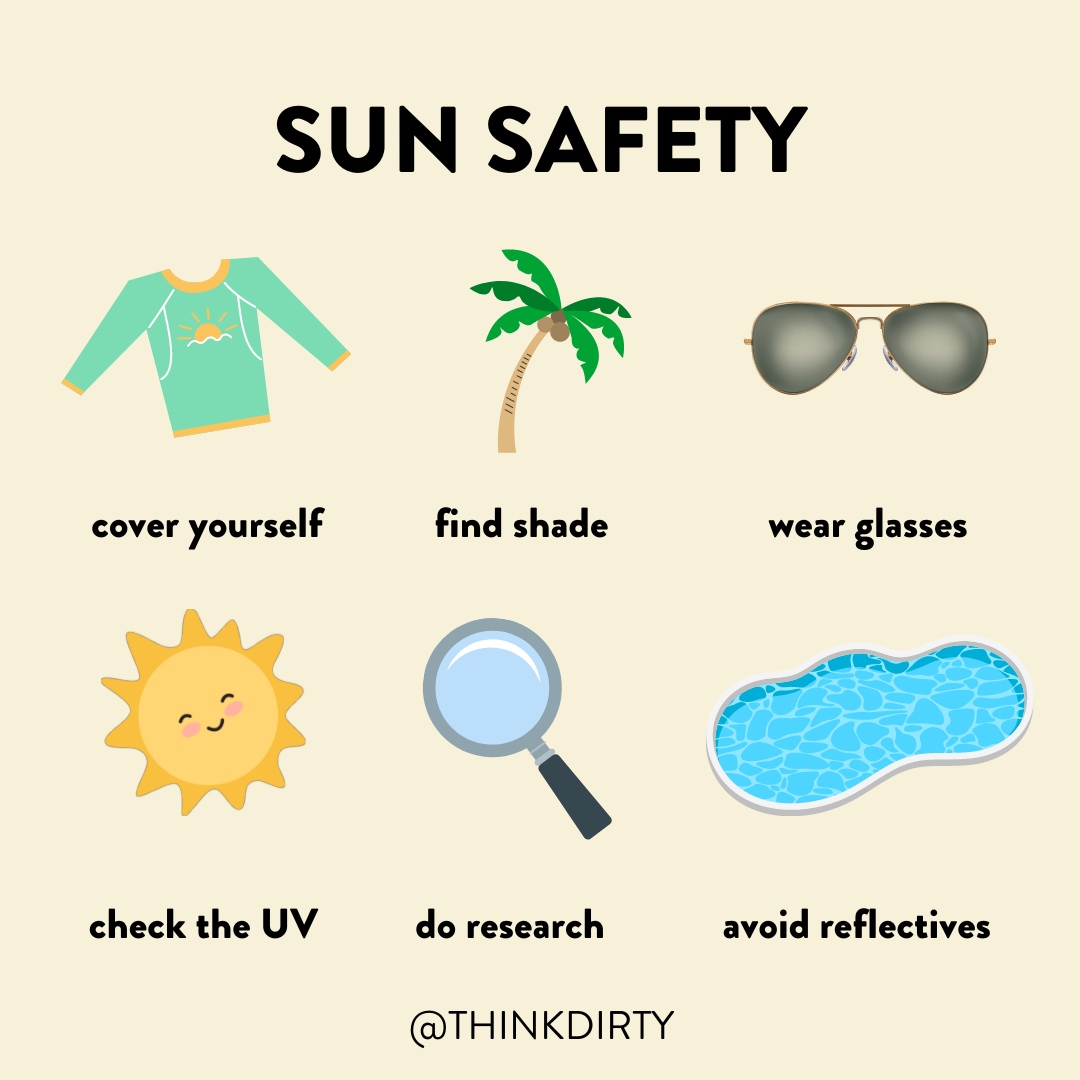 thinkdirty's tweet image. Sun&apos;s rays won&apos;t ruin my day! Here are some tips for protecting yourself from the sun this summer ☀️😎 read our latest article in our bio to learn more! #sunnyday #summerprotection #protectyourselffromthesun #sunprotection