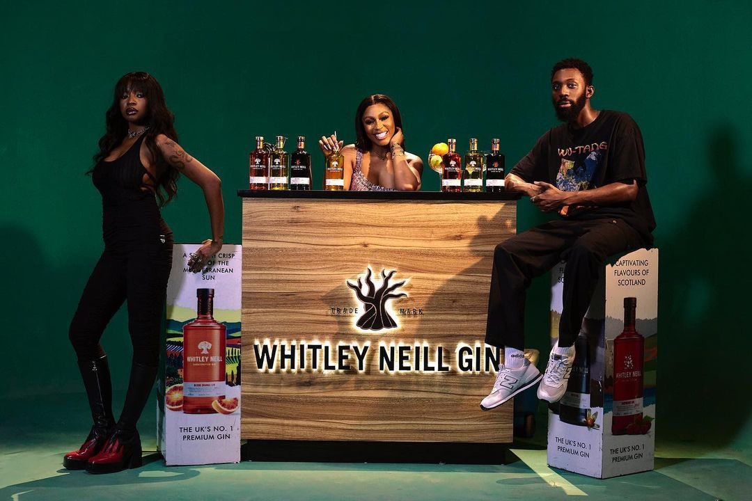 Our lovely ambassador @real_mercyeke, @AshleyOkoli, @freshldrb are here to remind you to unwind with a refreshing gin and tonic. Our premium gin is the perfect way to relax and enjoy the moment. 

#GinTuesday #whitleyneillgin