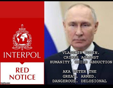 Putin is a Coward, a Child killer, a War Criminal, a Terrorist and a Murderer. He has no honour, decency or courage.
#PutinIsACoward 
#PutinIsACoward 
#PutinIsAChildkiller 
#PutinIsAChildkiller 
#PutinIsAWarCriminal
 #PutinIsAWarCriminal
#PutinIsATerrorist 
#PutinIsAMurderer