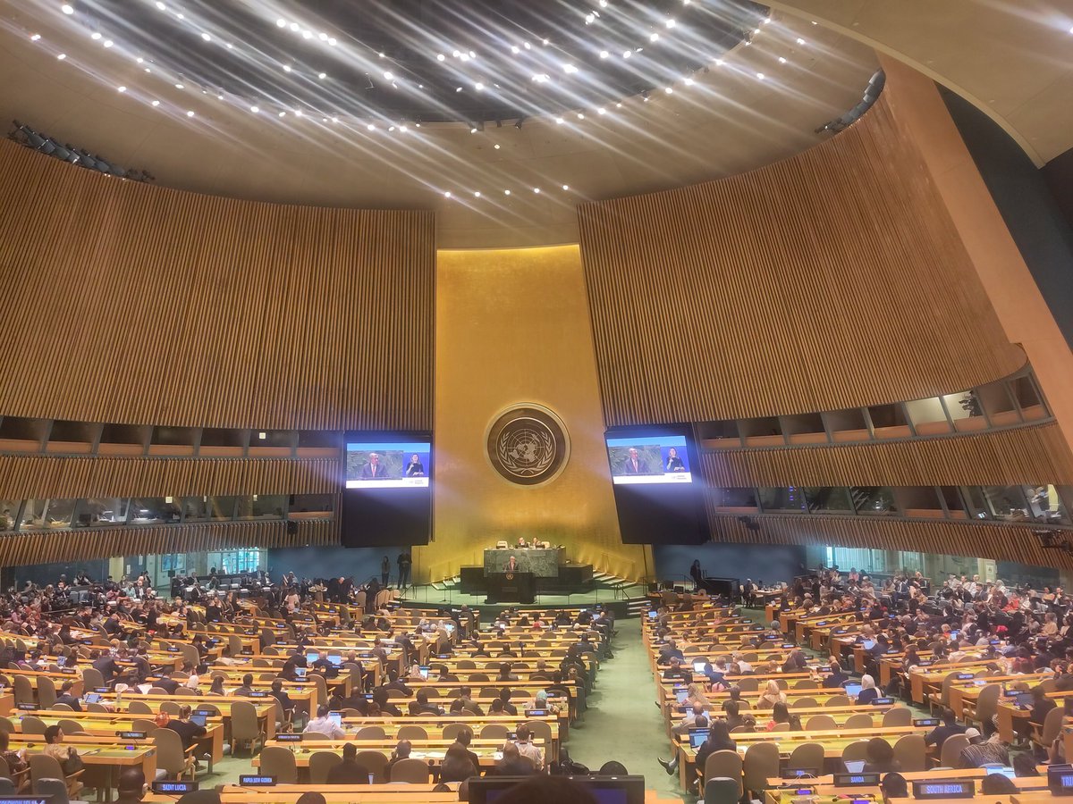The 🇬🇧 delegation are <a href="/UN/">United Nations</a> HQ in #NewYork for opening of #COSP16. 

#UN SecGen <a href="/antonioguterres/">António Guterres</a> calls for accelerated progress on #UNCRPD &amp; #DisabilityRights🌍

Unless we include people with disabilities explicitly in our work, we will exclude them.

#DisabilityInclusion | #OPDs