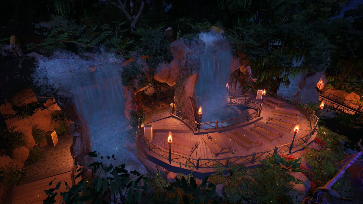 PlanetCoaster's tweet photo. Alfresco dining with a view this #SteamTuesday! ๐คฉ Fuero Falls Foodcourt by rellimetep is sure to satisfy your hunger!
Get the build on the #SteamWorkshop: https://t.co/3WaeRJf8Xc https://t.co/Mwgjjc4pHP