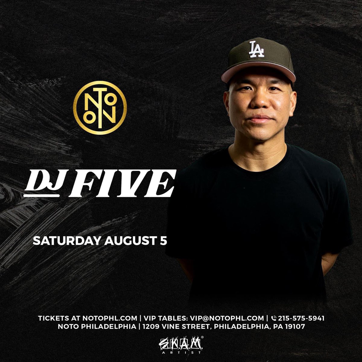 Vegas is in the 🏠!!! Celebrate life NOTO with <a href="/djfive/">FIVE</a> • Saturday 8/5 🎉

Free RSVP 🎫📲 hive.co/l/noto080523
VIP 🍾 📲 hive.co/l/nototables

#NOTOPHL #Philly #Philadelphia