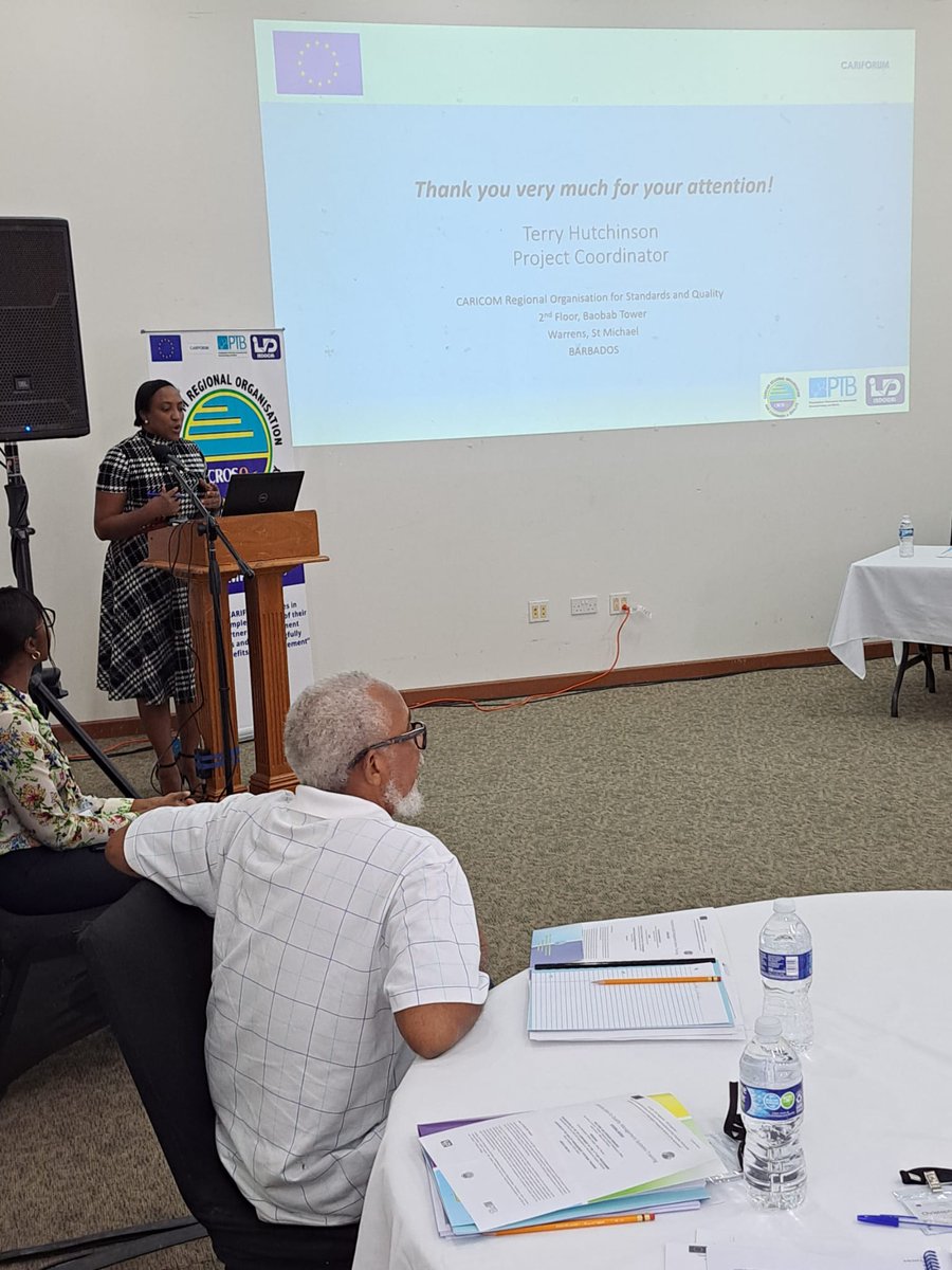 crosqcaricom's tweet image. Our team is in Montserrat, sensitising and training businesses in quality infrastructure and quality management systems. Here are a few photo highlights of this #11thEDF #TBTProgramme activity.
#qualityatwork #CROSQ #CARIFORUM #Montserrat #training #QMS #QI