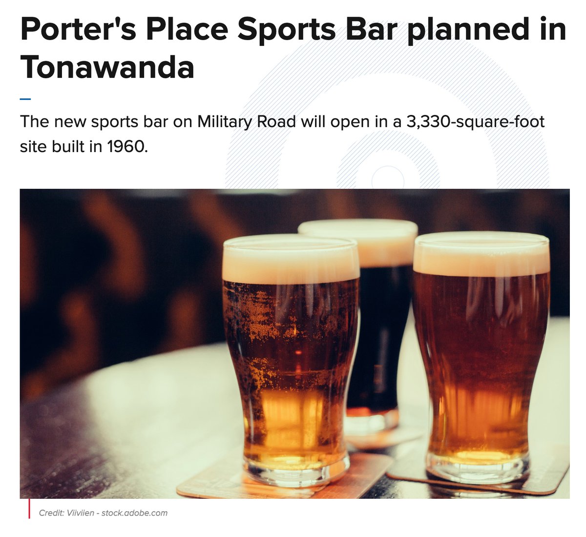 PortersPlace716's tweet photo. WE MADE THE NEWS! 🗞️

"Rick Kech plans to open Porter’s Place Sports Bar at 1641 Military Road, the former site of Potter’s Devils and Dogs Bar and Grill and the Armory Saloon."
See the full article: https://t.co/O5X2QCiE7m

#sportsbar #buffeats #eatlocal https://t.co/zJJishfdeI