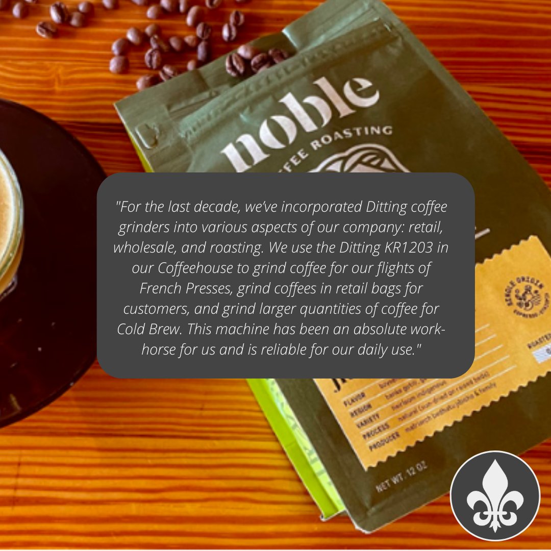 primacoffee's tweet photo. We sat down with our friends at @noblecoffee to talk about their success in the industry. If you're interested in learning more about Ditting grinders, shoot us a DM and let's chat! https://t.co/phD9ZWWmyF