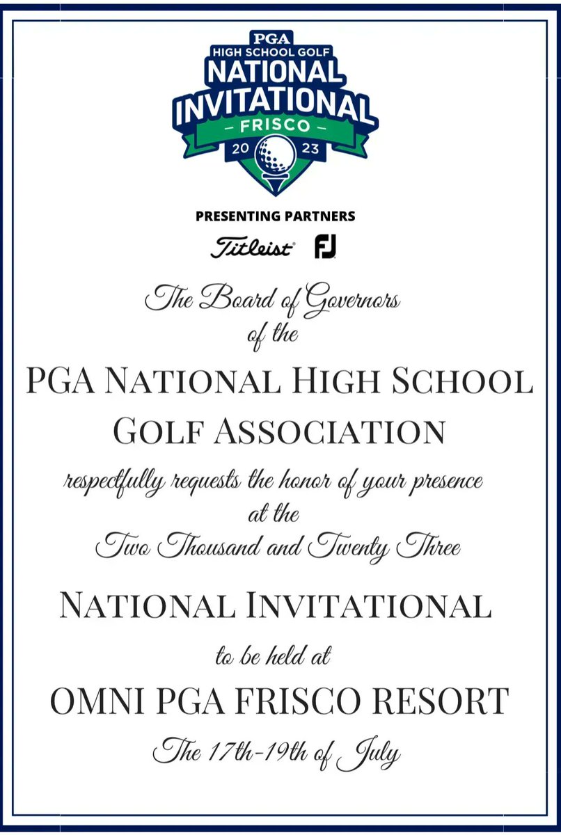 Westside Golf is going Nationwide!
@westside_golf has been selected as the Nebraska representative in the @NationalHSGolf Championship at the PGA Frisco Campus!

OMNI PGA Frisco Resort
Mon, Jul 17 – Wed, Jul 19
Frisco, TX
Congratulations! What a great experience!

#WeAreWestside