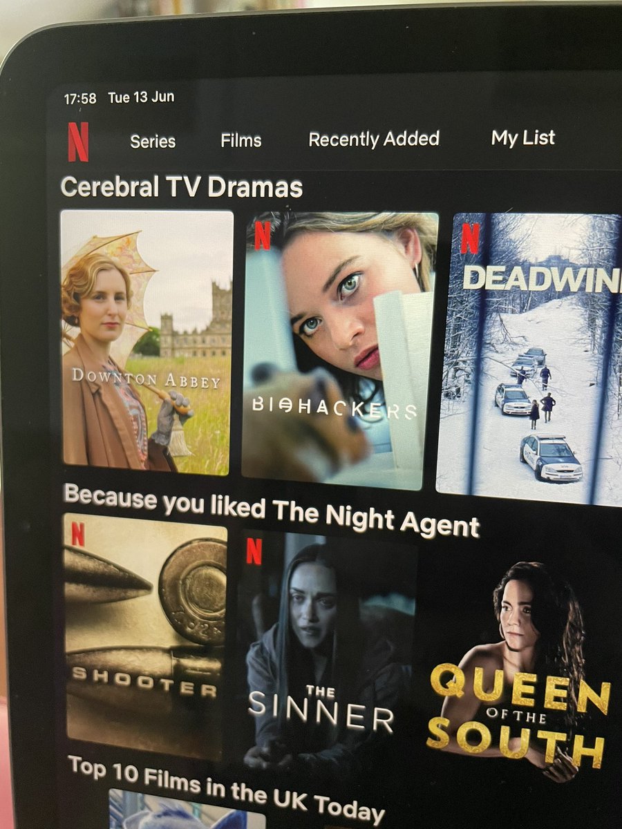 Not Netflix labelling Downton Abbey a cerebral drama?! 🤯