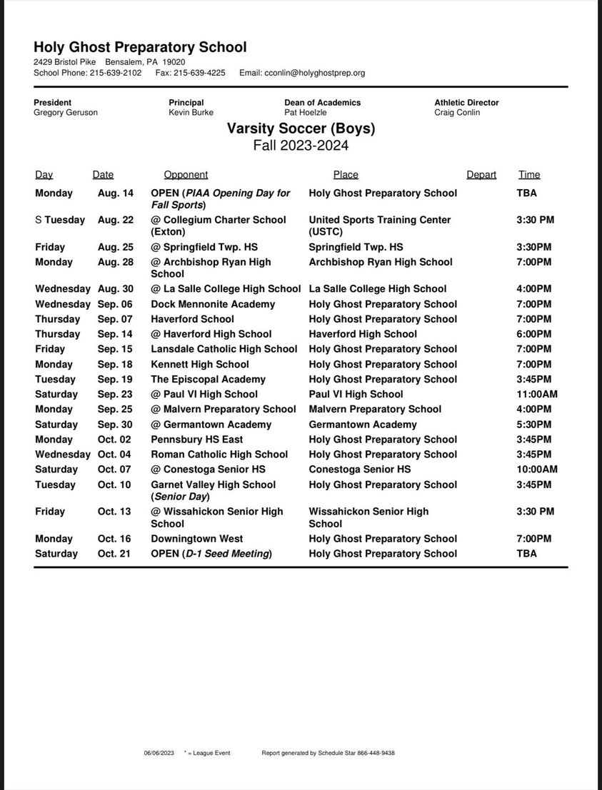 Holy Ghost Prep on Twitter "Yet another sign that the Duaime Athletic