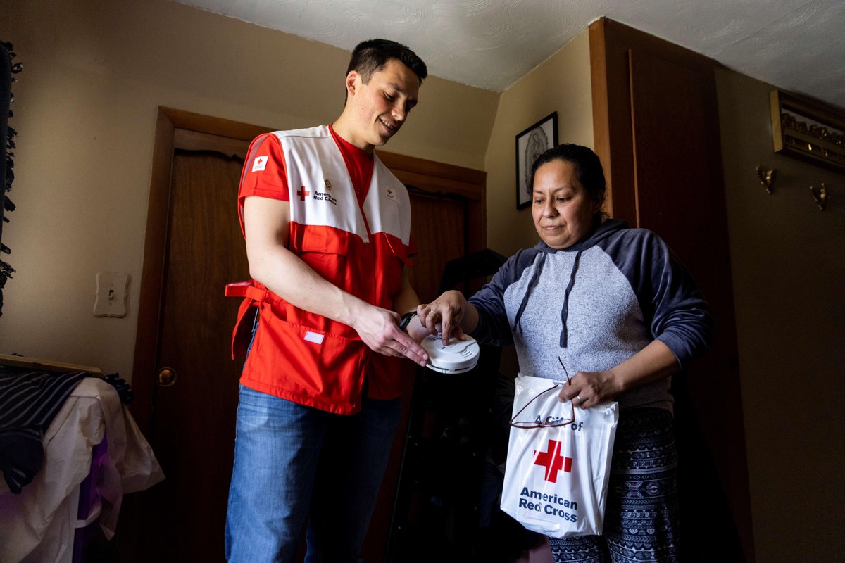 Home fires claim seven lives every day but working together, we can help reduce that number. 🏡 Did you know the Red Cross installs free smoke alarms and provides fire safety education year-round? Learn more at ➡️ rdcrss.org/35IsoiI. #EndHomeFires