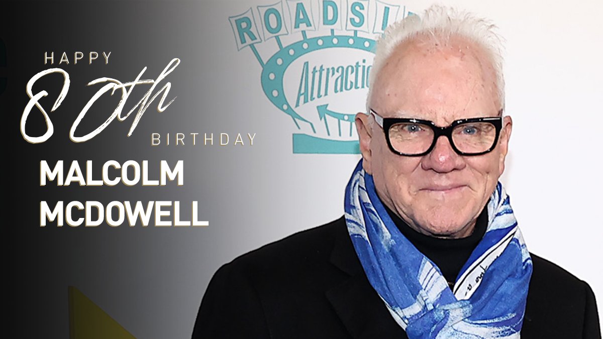 Happy 80th birthday Malcolm McDowell!

Read his bio here:  