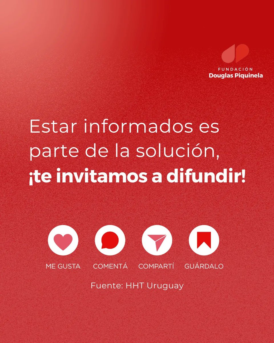 FDPiquinela's tweet photo. Recorda mantener una alimentación equilibrada, ¡Disfruta de una alimentación que cuida de tu salud! ♥️✨

➡️ ¡Desliza para conocer más!

#HHT #23J #MesdelaHHT #hemofilia

@hhturuguay https://t.co/XKD2IjD8K7