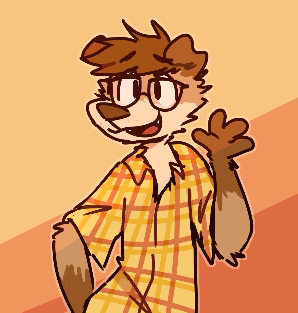 About My Fursona 🐕🌟

Name: Alfyn
Gender: Male
Species: Dog
Fav Color: Yellow!!
Main Sona: Of course <3
Fun Fact: colorblind (irl too) 
Fav Quality: smells like vanilla and coffee
1st OC: yesss, with some fur colors change