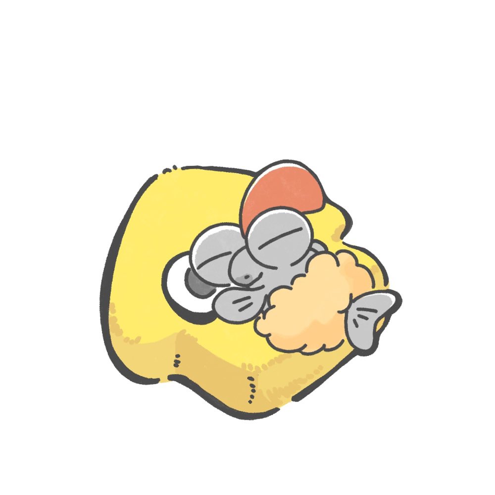 no humans white background simple background closed eyes sleeping pokemon (creature) u u  illustration images