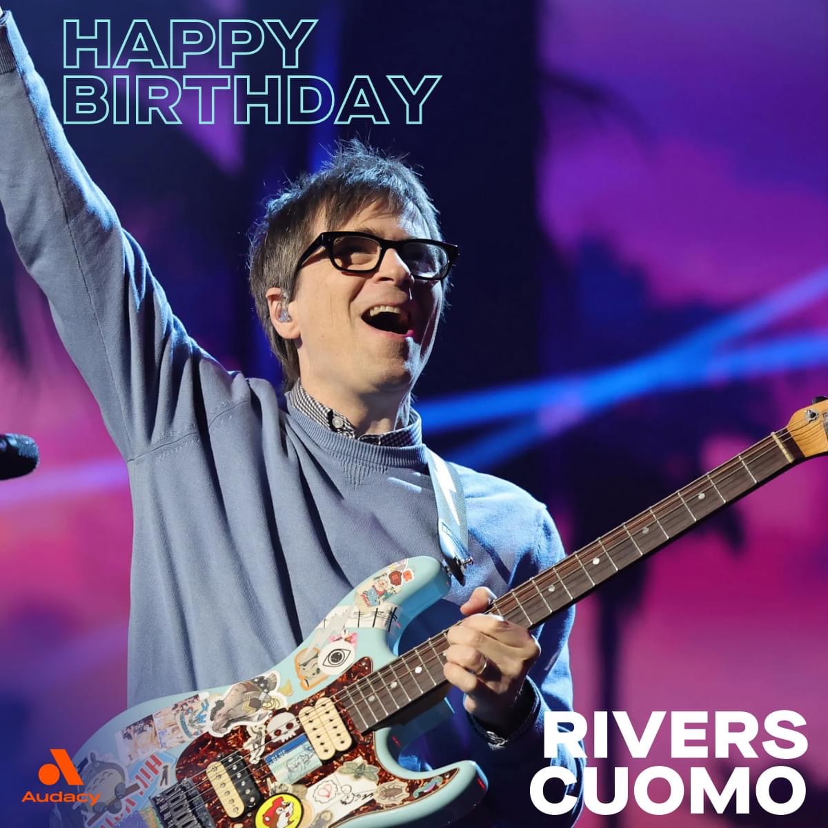Rivers Cuomo Blue Guitar